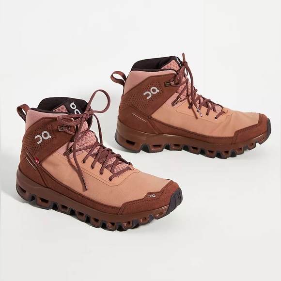 ON Cloudridge 1 Scarpe Da Ginnastica Donna - Stivaletto Invernale, Colore Ciottolo Moka, Taglia 39.5 EU, Con Suola In Gomma E Tomaia Impermeabile
